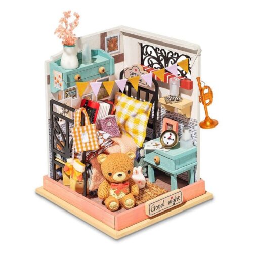 Maqueta mini Sweet Dream dormitorio Robotime en 3D con accesorios