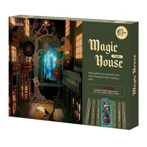 Maqueta mini sujeta libros Robotime modelo Magic House TGB03