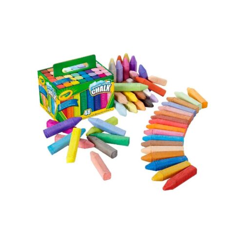 Maxi Tizas de Suelo Lavables 48 Colores de Crayola
