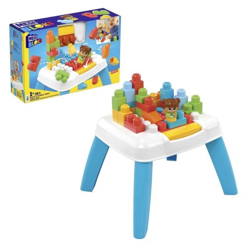 Mega Blocks mesa para construir y destruir 30 bloques construcción