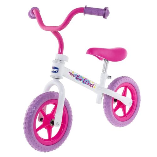 Mi Primera Bici sin pedales Blanca y Rosa de Chicco 1716.3