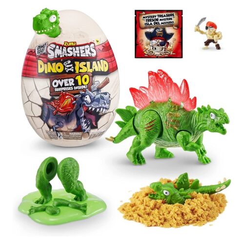 Mini huevo sorpresa Dino Island Stegosaurus colección 6236 7486 verde