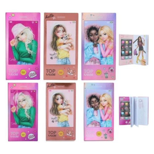 Mini libro de colorear con música de Top Model con 1 unidad aleatoria
