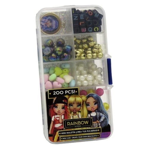 Mini Maletín de 200 piezas para crear tus pulseras de Rainbow High