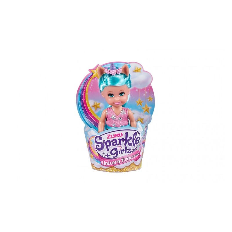 Mini muñecas princesas Unicornio Girlz Sparkle 4 modelos diferentes