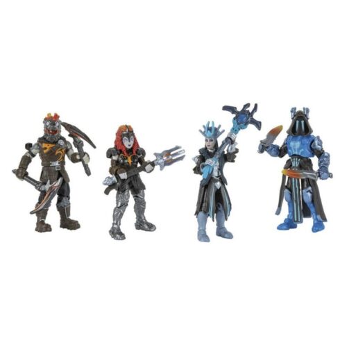 Fortnite pack con 4 minifiguras legendarias articulables de 6 cm