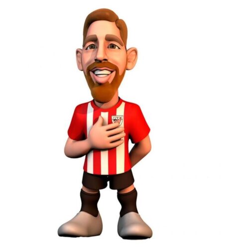 Figura MINIX Iker Muniain 7 cm capitán del Athletic Club de Bilbao