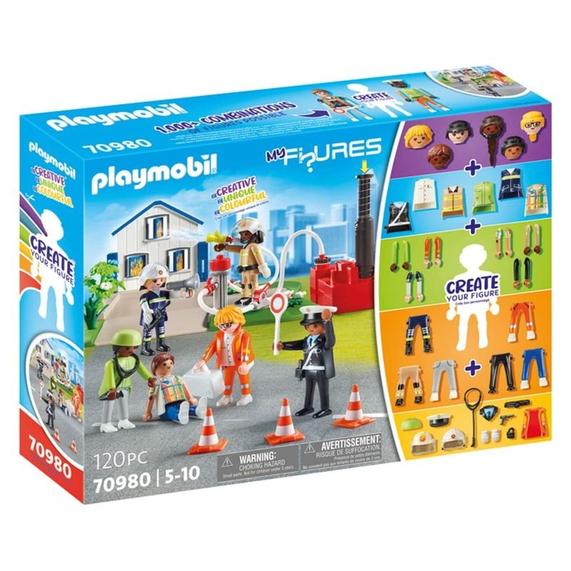 Playmobil My Figures 70980 Misión de rescate con escenario y figuras