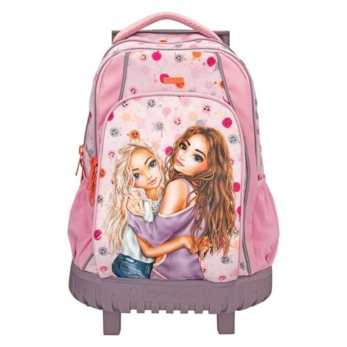 Mochila escolar rosa Happy Together con estampado de Top Model 12267