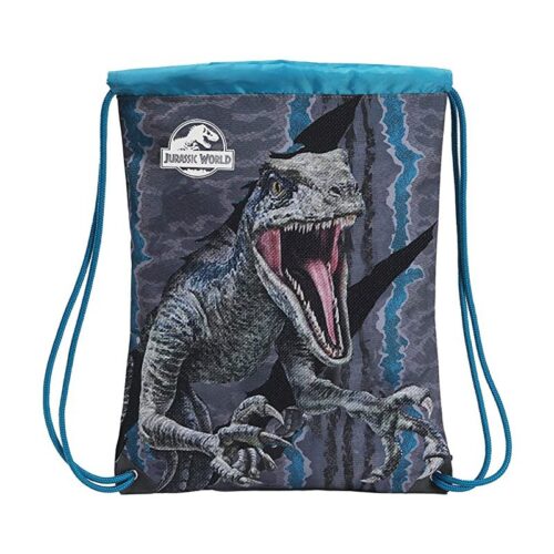 Mochila de saco de Blue velociraptor de Jurassic World con cierre