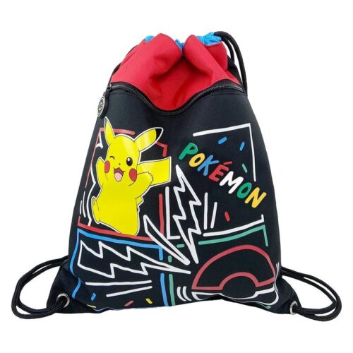 Mochila de saco de Pokémon con diseño de Pikachu de CYP Brands MC353PK