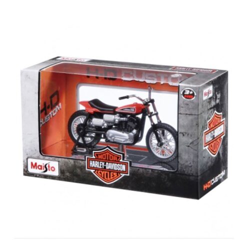 Moto metalizada Harley Davidson a escala 1/18 modelos aleatorios