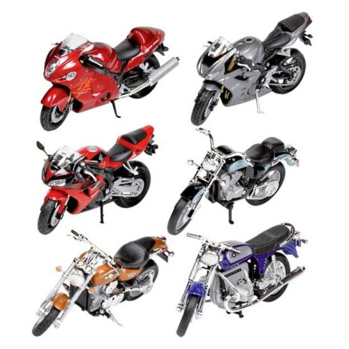 Motocicletas a escala 1:18 metálicos con retrofriccion modelos surtido