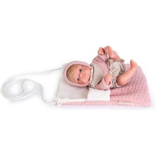 Muñeca Antonio Juan Mufly de 21 cm con jersey y bandolera de paseo