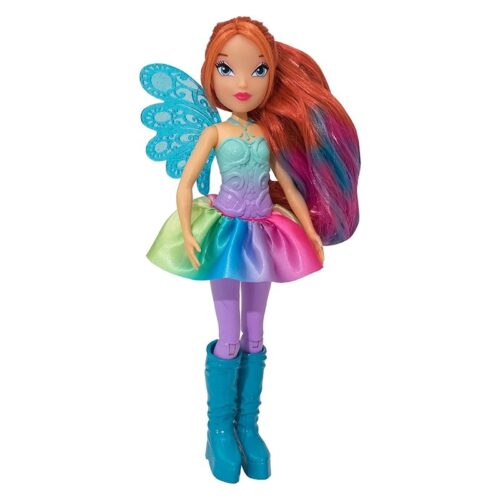 Muñeca artículada de 24cm Bloom Winx con tizas para pintar su pelo