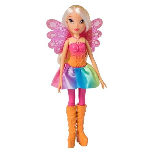 Muñeca artículada de 24cm Stella Winx con tizas para pintar su pelo