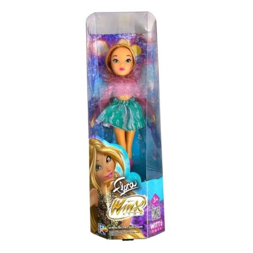 Muñeca Flora Winx Club con alas multicolor para cambiar su apariencia
