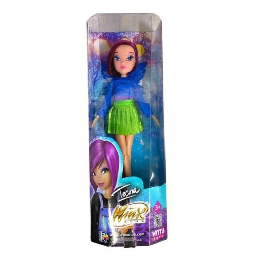 Muñeca Tecna Winx Club con alas multicolor para cambiar su apariencia