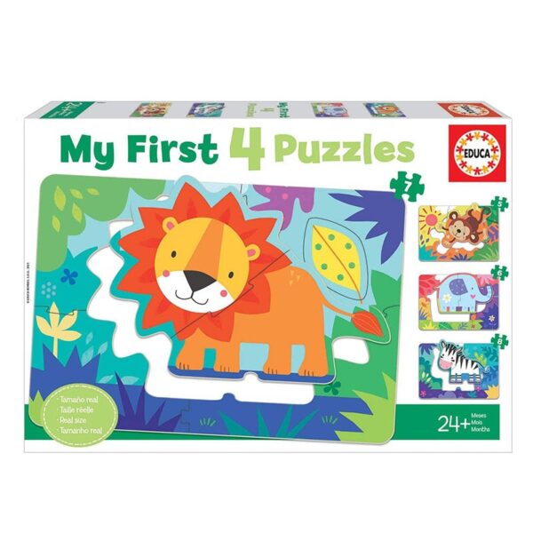 My First Puzzles Infantiles Progresivos Animales de la Selva de Educa ...