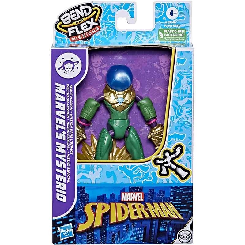 Figura de Mysterio de los Bend and Flex Missions de Marvel de 14 cm