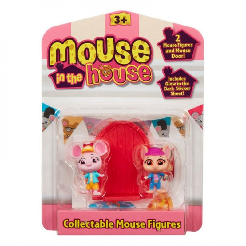 Pack de 2 figuras de Mouse in the house modelo surtido de bandai