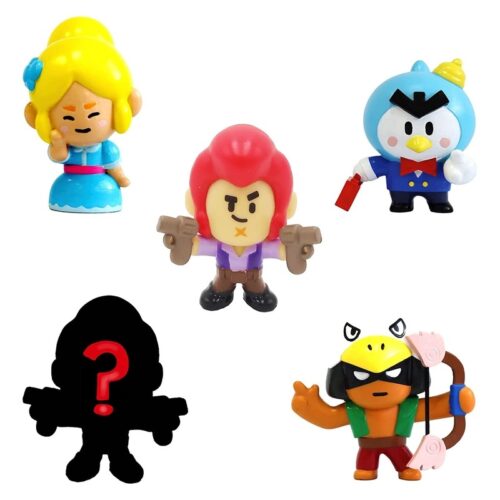Pack 5 figuras Brawl Stars en blister Colt + figura sorpresa 6411 2044