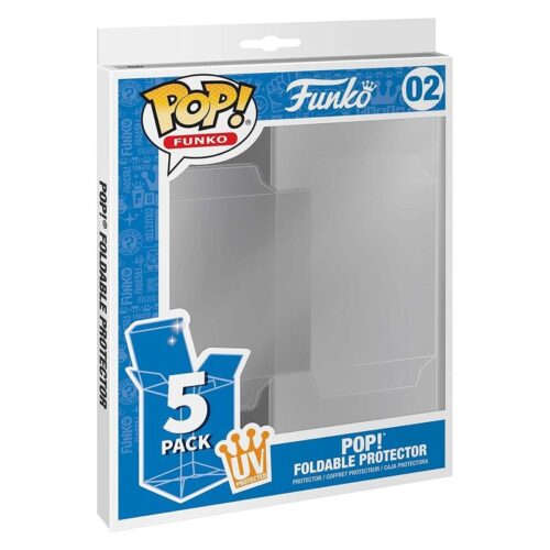 Pack con 5 protectores de Funko oficiales para proteger tus figuras