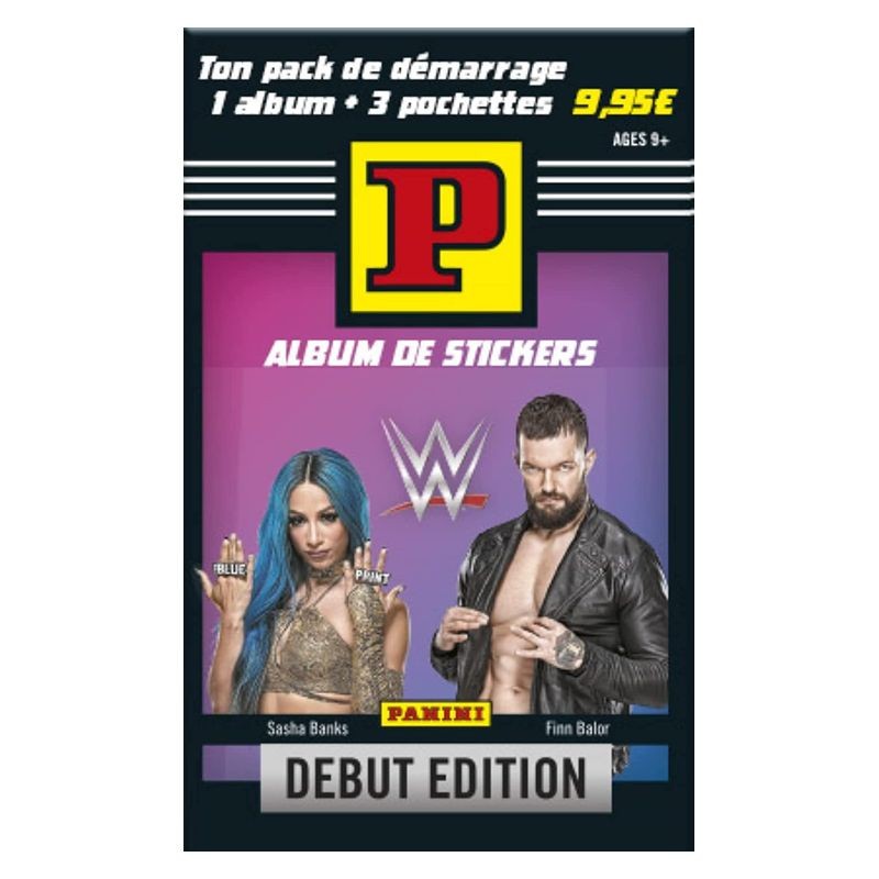 Starter pack de álbum con 3 sobres de WWE 2022 primera edición