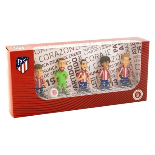 Pack con 5 minifiguras Minix oficiales del Atlético de Madrid con 7cm