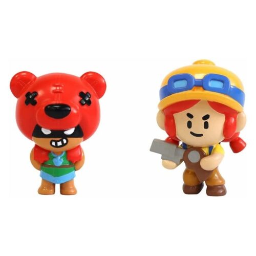 Pack de dos figuras Brawl Stars Jessie y Nita mini 6411 1020