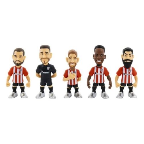 Pack MINIX figuras 7cm Athletic Unai, Iñigo, Iñaki, Villalibre y Muniain