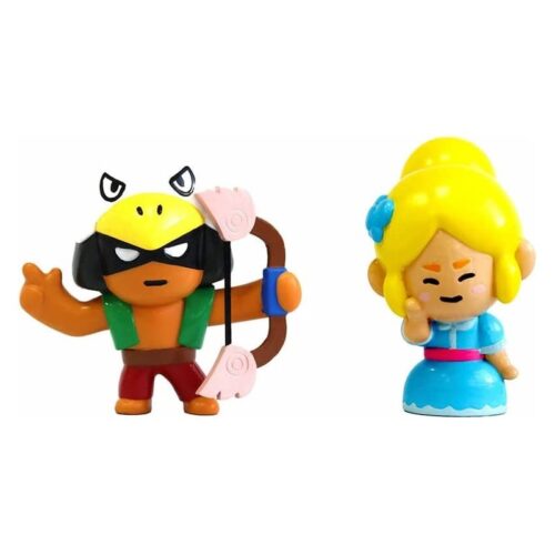 Pack de dos figuras Brawl Stars Piper y Bo mini 6411 1020