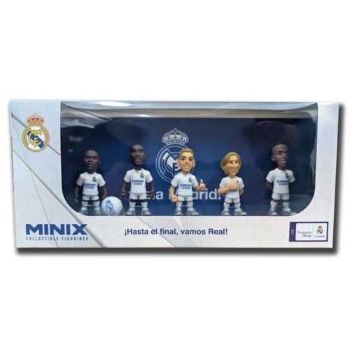 Pack de 5 figuras Minix del Real Madrid oficiales serie 2 de 7 cm