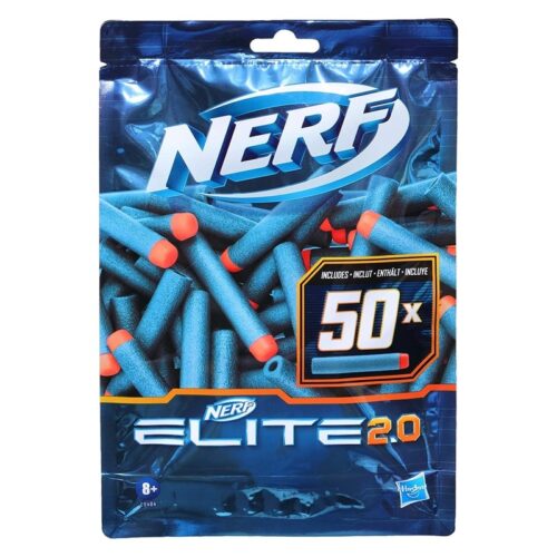 Pack de respuesto lanzador Nerf Elite 2.0 con 50 dardos oficiales