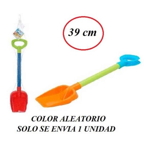 Juguete para playa pala de 39 centímetros fabricada en plástico