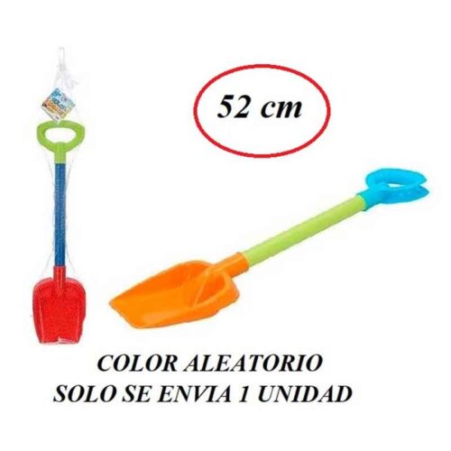 Pala de juguete para playa de 52 cm varios colores y fabricada en PVC