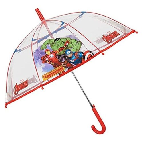 Paraguas infantil transparente Marvel Avengers 45cm cierre automático