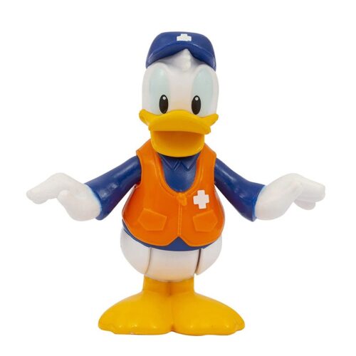 Pato Donald doctor minifigura articulada de Disney con 8 cm de tamaño
