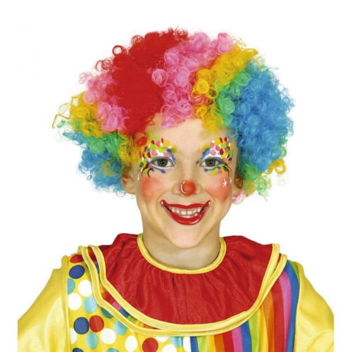 Peluca de Payaso Multicolor – Guirca 4621