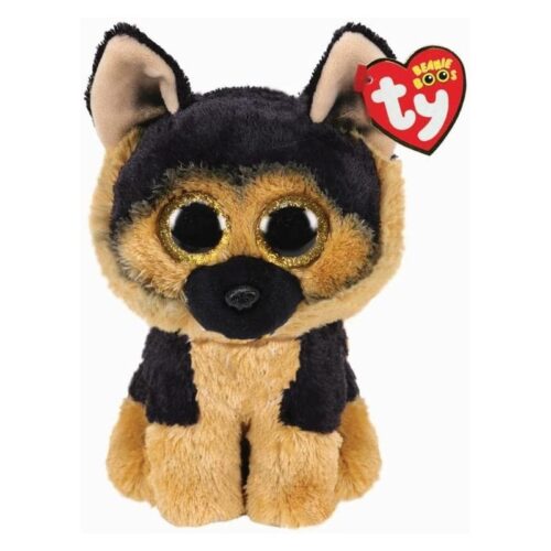Peluche Beanie Boss Ramsey modelo perrito pastor alemán 15cm