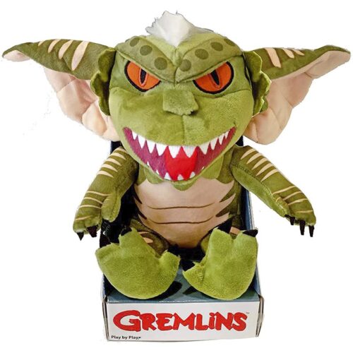Peluche gremlin villano Spike en su transformación verde con cresta