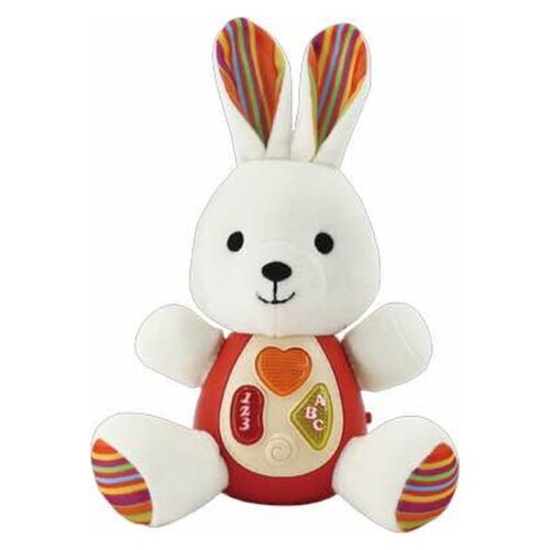 Peluche interactivo conejito con sonidos y luces incorporados 22-262