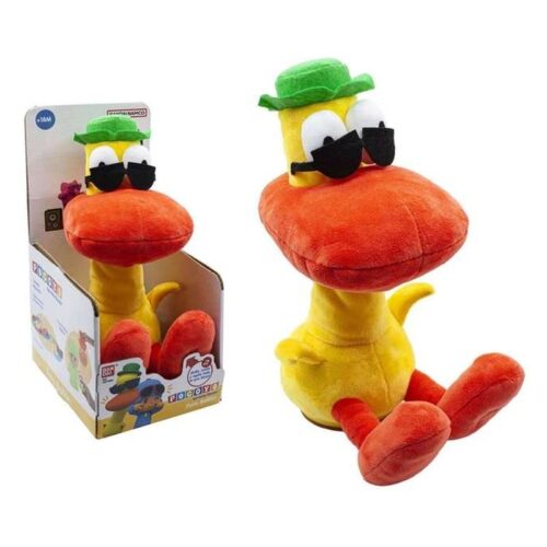 Peluche musical El Pato Bailón Pocoyo de 30 cm repite lo que dices