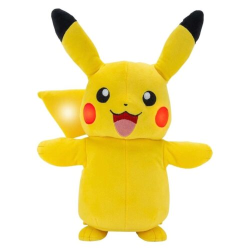 Peluche interactivo Pokémon Pikachu electrónico con sonidos y luces