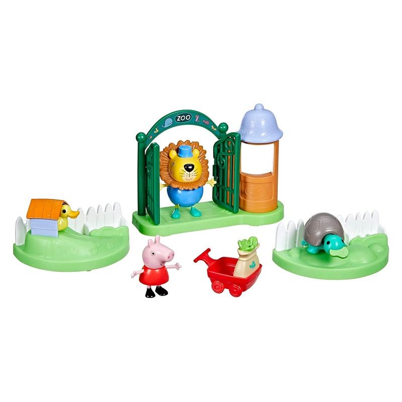Peppa Pig Playset aventura en el zoo con animales y accesorios