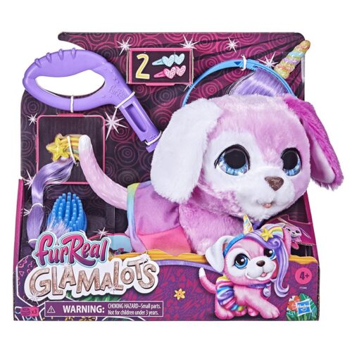 Perrita mascota de Furreal Friends Glamalots Paseos de Hasbro