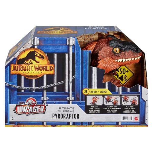 Juguete de Dinosaurio Articulado de Piroraptor Jurassic World con Sonidos