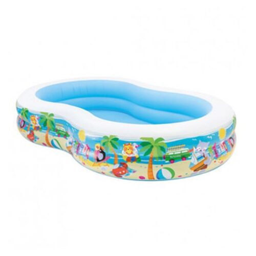 Piscina hinchable infantil modelo paradise 262 x 160 x 46 cm 640 L