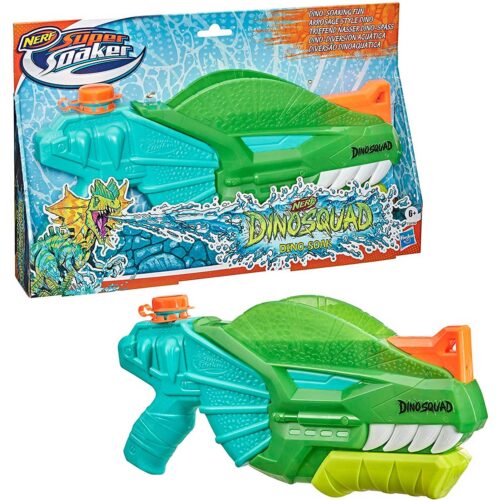 Pistola de Agua Dino Drench Nerf Super Soaker Dinosquad Water Blaster