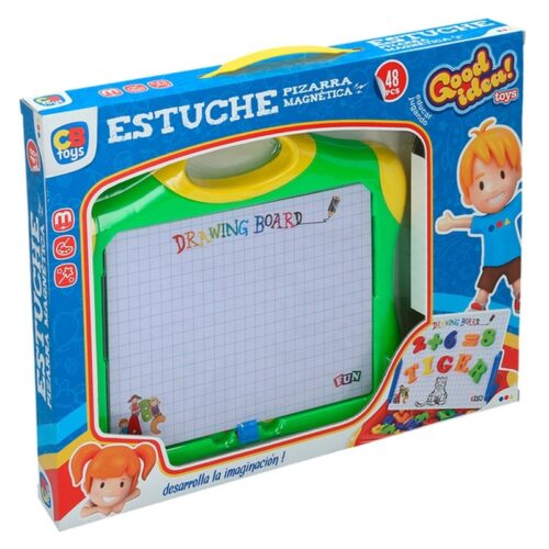 Pizarra magnética con letras multicolor Good Idea! de 48 piezas
